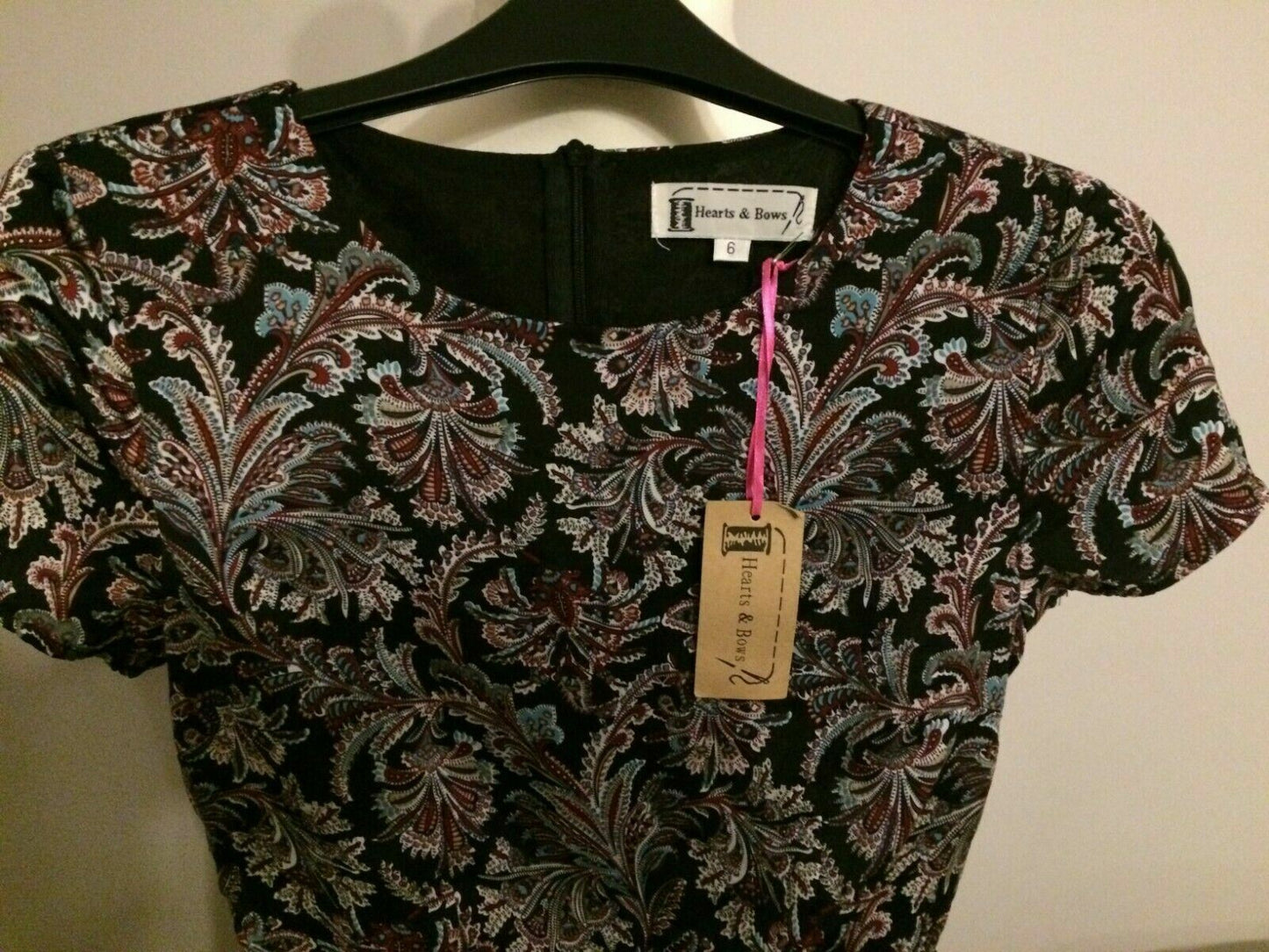 Hearts & Bows India Paisley Playsuit Party dress UK 6 RRP £25