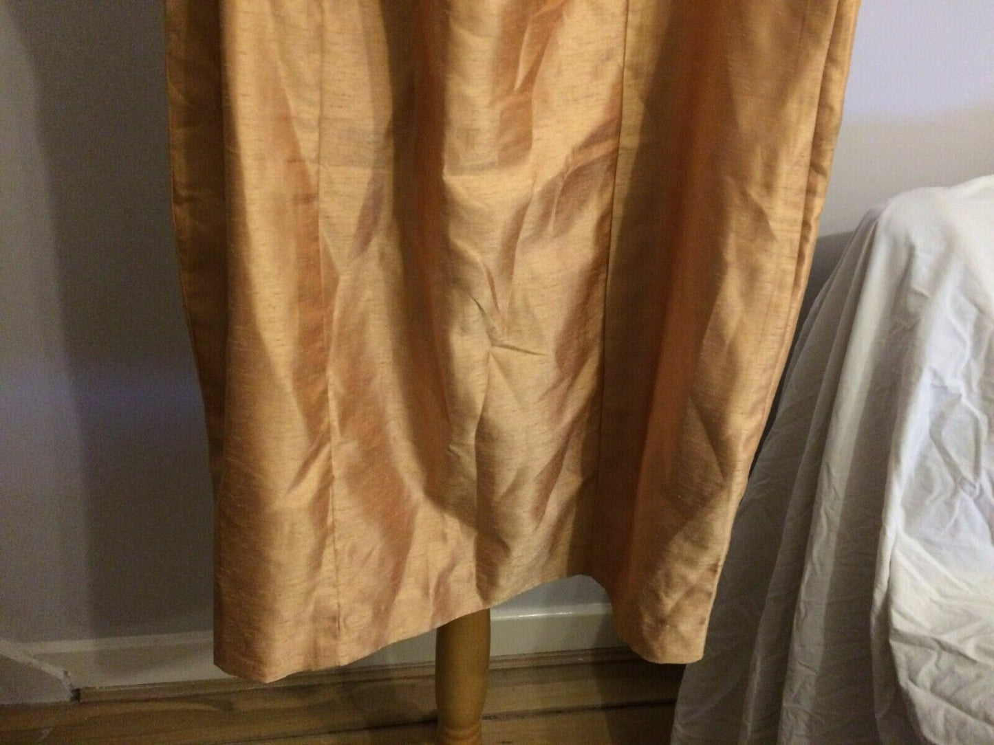 Barhen London Yellow Gold Strappy Sleeveless Evening Party Dress UK 12/14