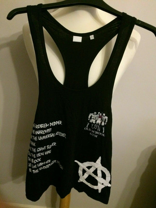 Skinnifit Old School Gym Sleeveless Gym Beach Tank Top Men's Small