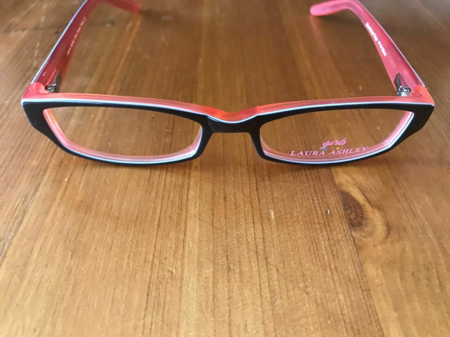 Laura Ashley Girls Glasses Flower Power Mango Tango Design NEW RRP £69