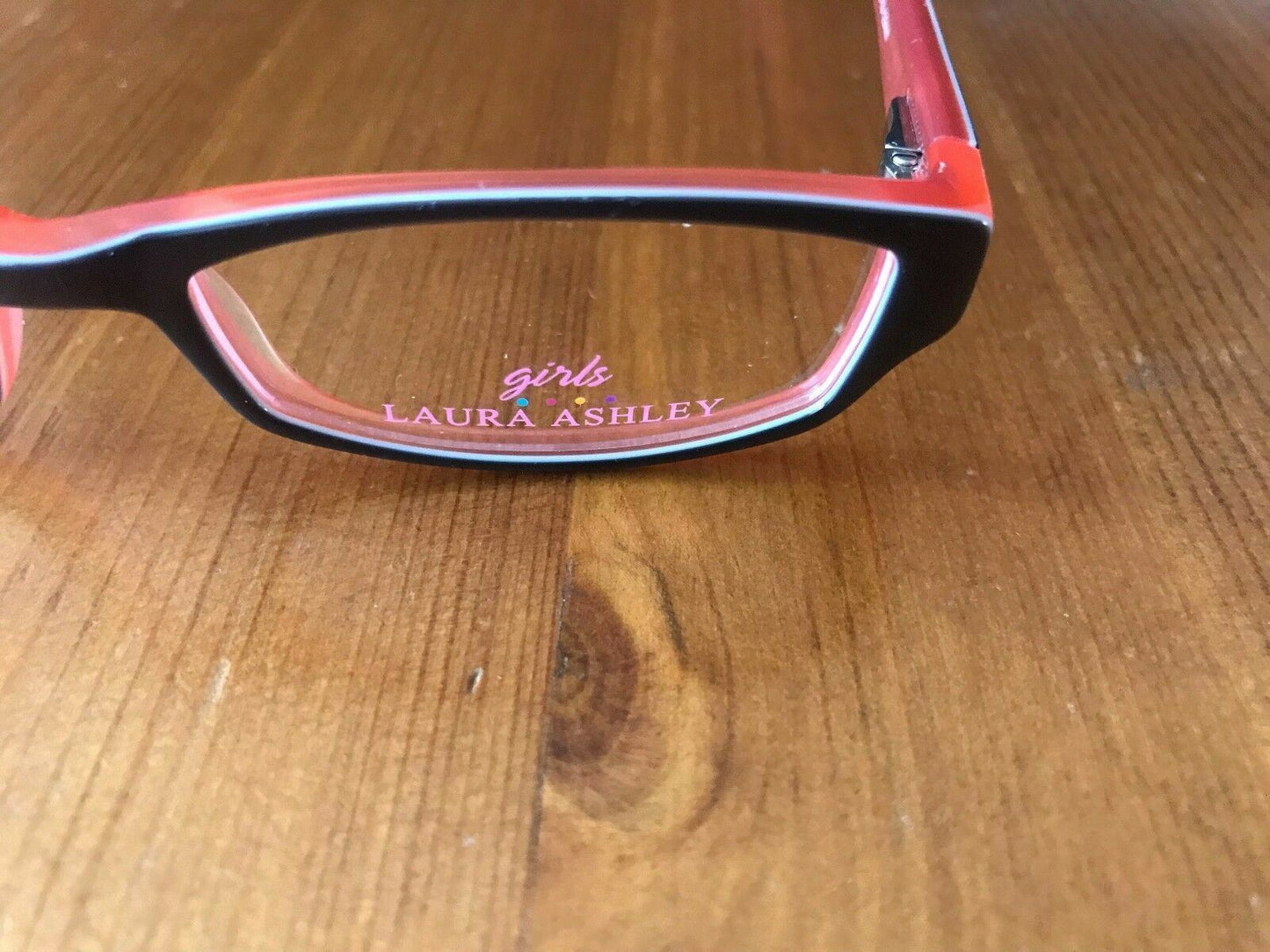 Laura Ashley Girls Glasses Flower Power Mango Tango Design NEW RRP £69