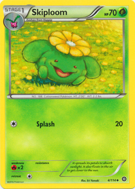Skiploom - 4/114 - Uncommon - Pokemon Steam Siege