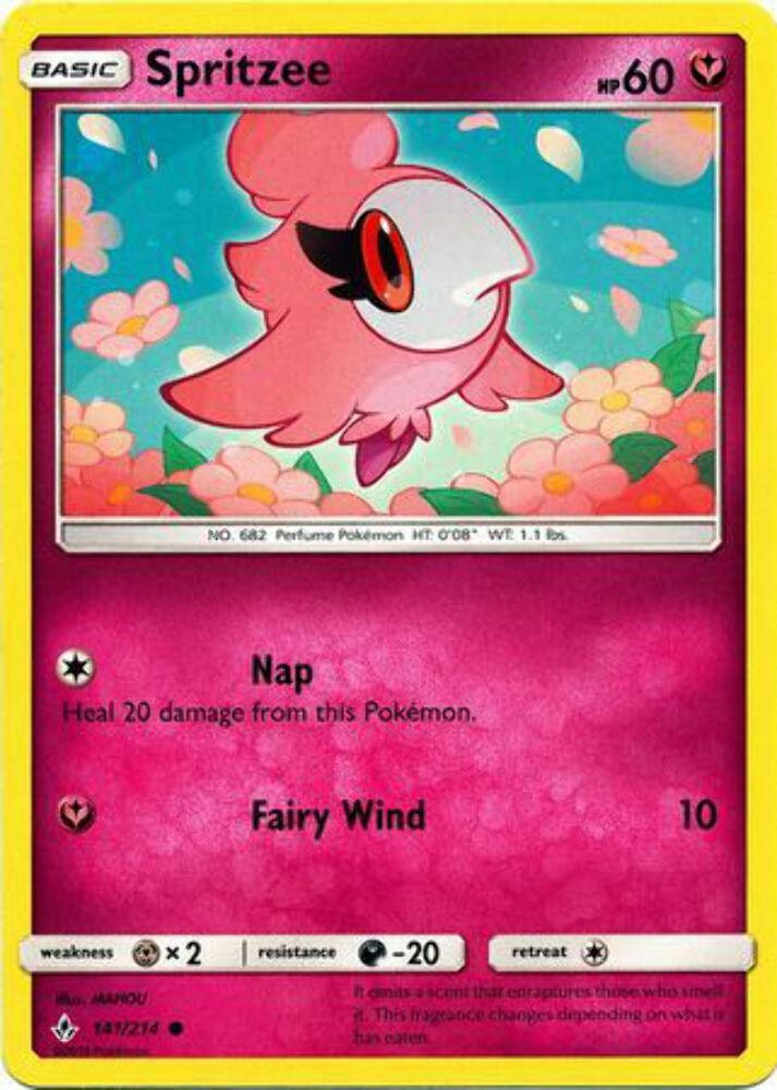 Spritzee - 141/214 - Common - Pokemon Unbroken Bonds
