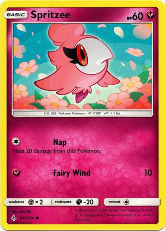 Spritzee - 141/214 - Common - Pokemon Unbroken Bonds