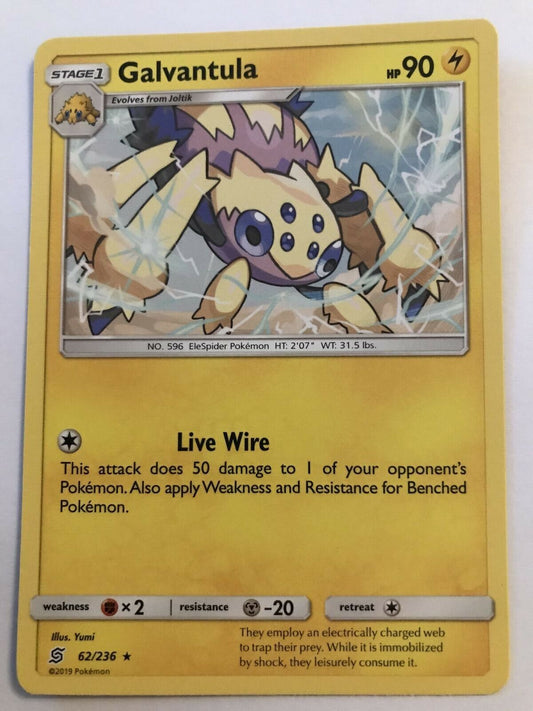 Galvantula 62/236 Rare - Pokemon Unified Minds