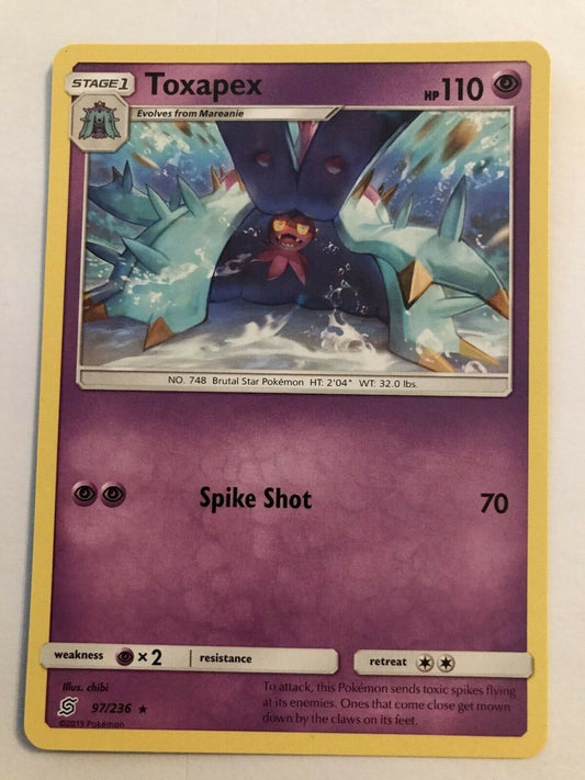 Toxapex 97/236 Rare - Pokemon Unified Minds