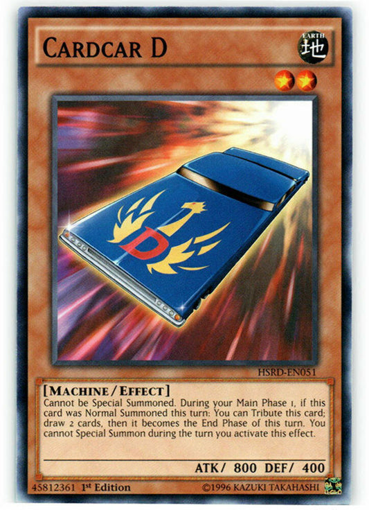 Cardcar D - HSRD-EN051 - Common - 1st Edition - YuGiOh