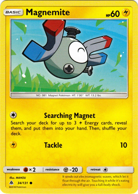 Magnemite - 34/131 - Common - Pokemon Forbidden Light