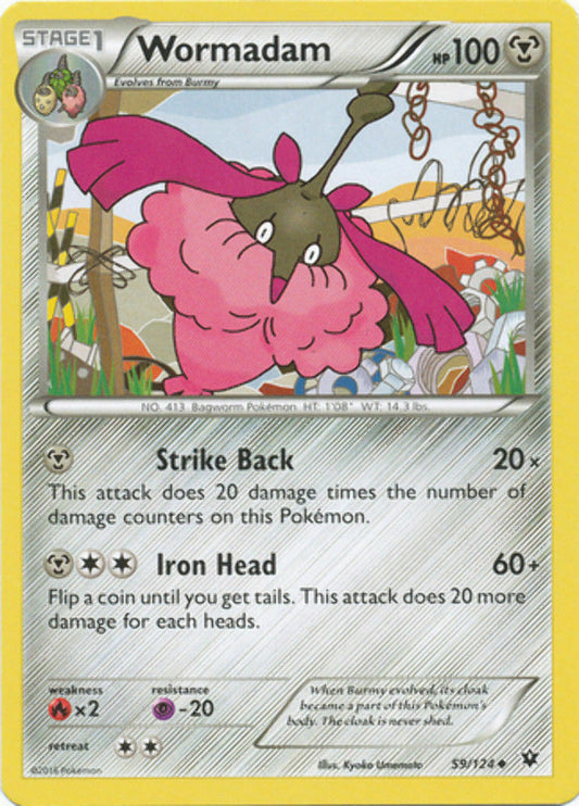 Wormadam - 59/124 - Uncommon - Pokemon XY Fates Collide