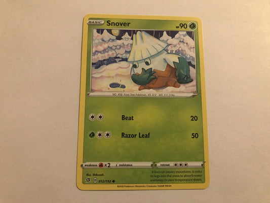 Snover 012/192 Common Sword & Shield: Rebel Clash