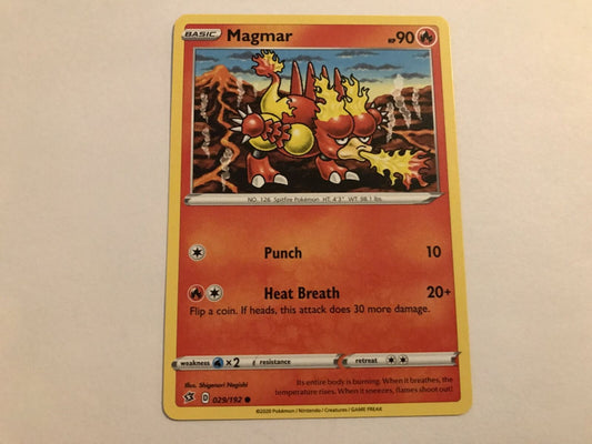 Magmar 029/192 Common Sword & Shield: Rebel Clash