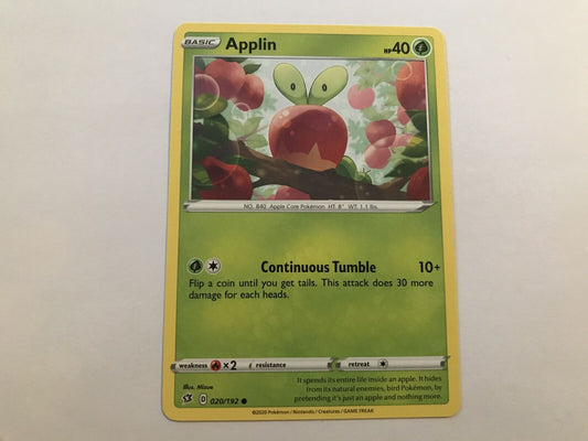 Applin 020/192 Common Sword & Shield: Rebel Clash