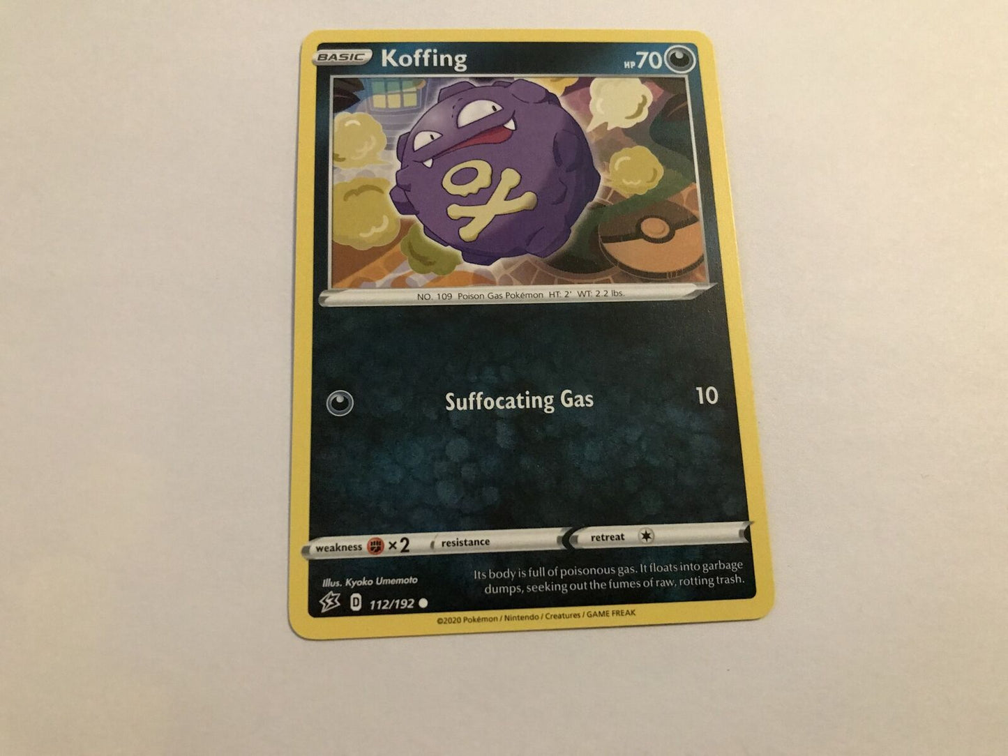 Koffing 112/192 Common Sword & Shield: Rebel Clash