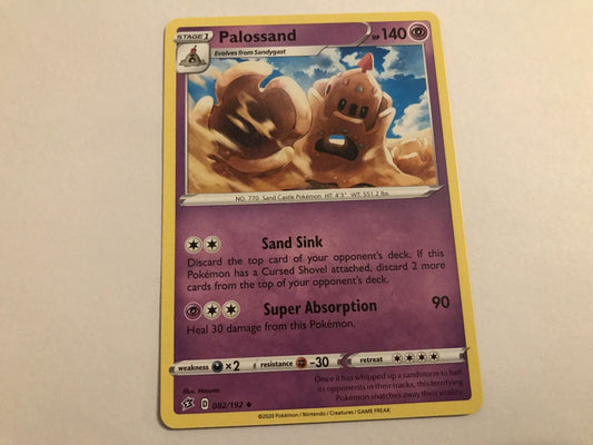 Palossand 082/192 Uncommon Sword & Shield: Rebel Clash