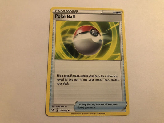 Poke Ball 164/192 Uncommon Sword & Shield: Rebel Clash