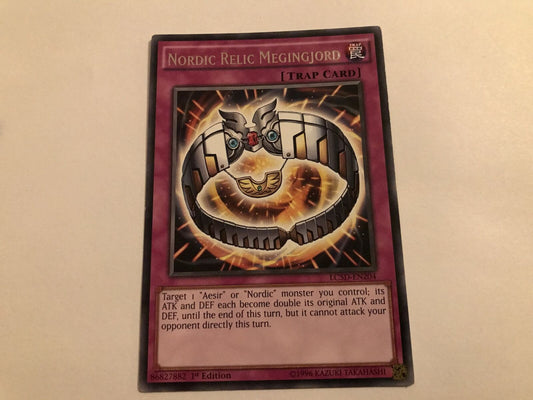 Nordic Relic Megingjord - LC5D-EN204 - Rare - 1st Edition- YuGiOh
