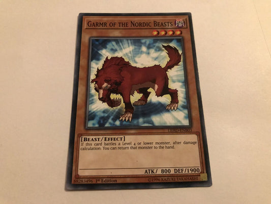 Garmr Of The Nordic Beasts - LEHD-ENB03 - Common - 1st Edition - YuGiOh