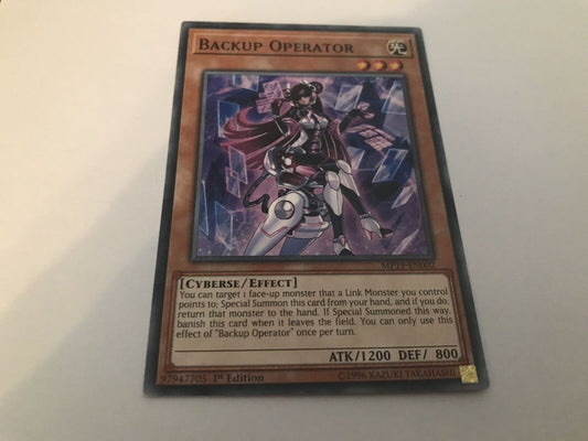 Backup Operator - MP19-EN002 - Common - 1st Edition - YuGiOh