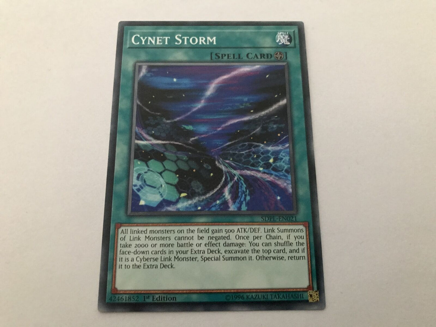 Cynet Storm - SDPL-EN021 - Common - 1st Edition - YuGiOh