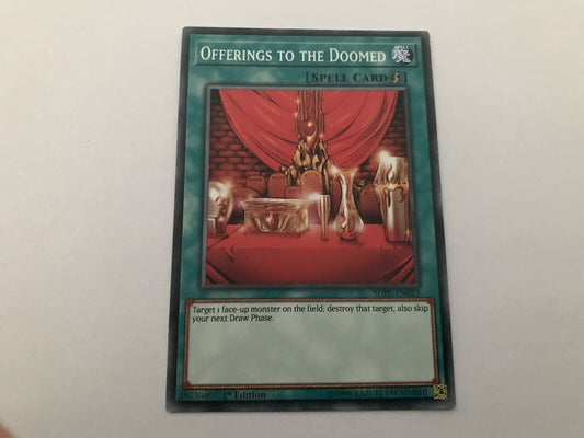 Offering To The Doomed - SDPL-EN023 - Common - 1st Edition- YuGiOh