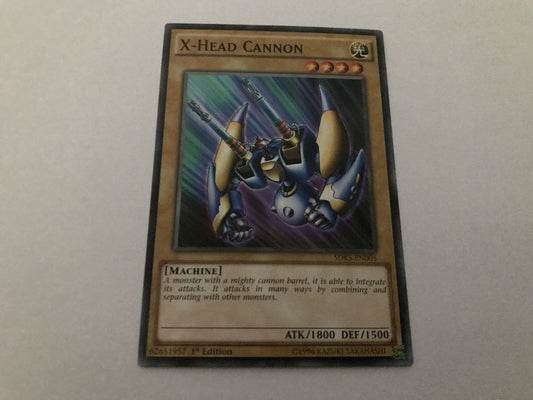 X-Head Cannon - SDKS-EN005 - Common - 1st Edition - YuGiOh