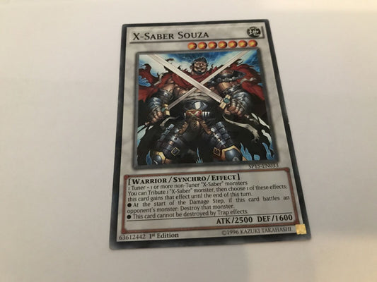 X-Saber Souza - SP15-EN033 - Common - 1st Edition - YuGiOh