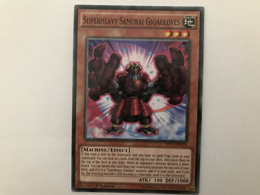 Superheavy Samurai Gigagloves - SP17-EN010 - Common - 1st Edition - YuGiOh