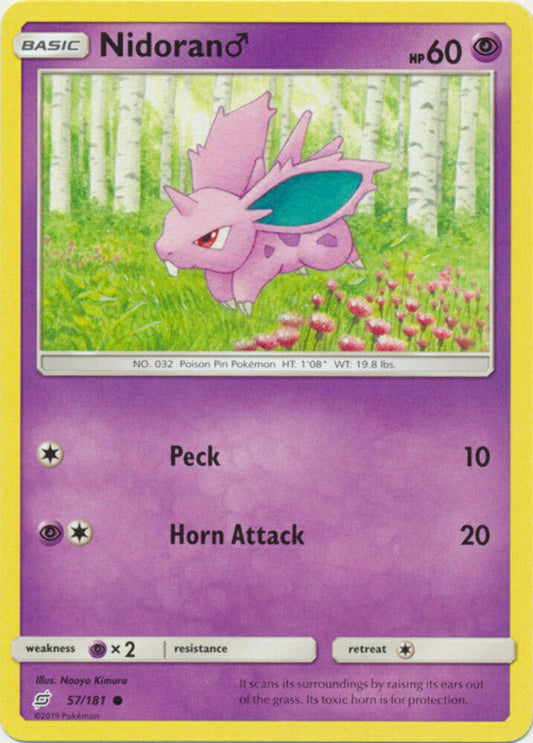 Nidoran ? - 57/181 - Common - Pokemon Sun & Moon: Team UP