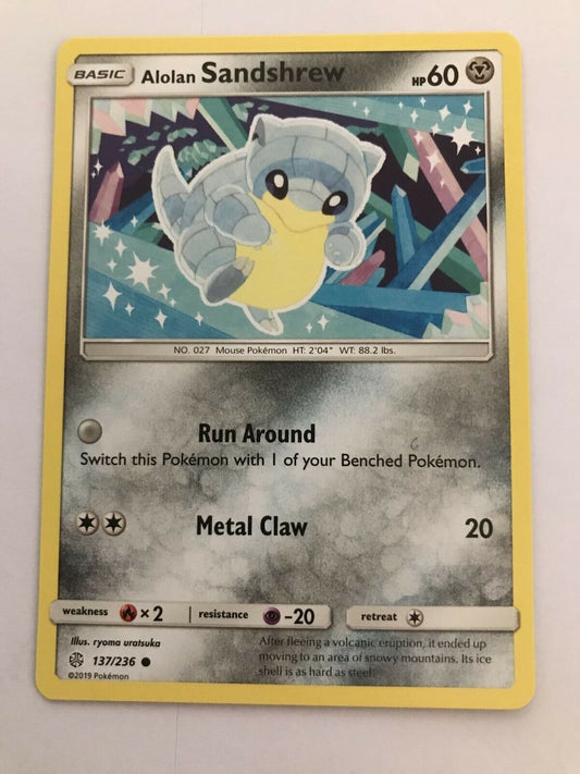 Alolan Sandshrew 137/236 Common Sun & Moon: Cosmic Eclipse
