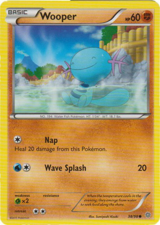 Wooper - 38/98 - Common - Pokemon Ancient Origins