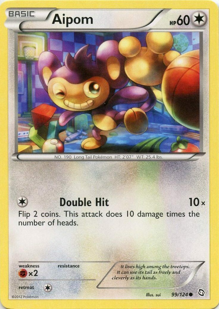 Aipom - 99/124 - Common - Pokemon Dragons Exalted