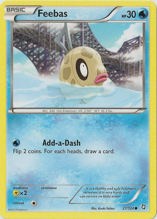 Feebas - 27/124 - Common - Pokemon Dragons Exalted