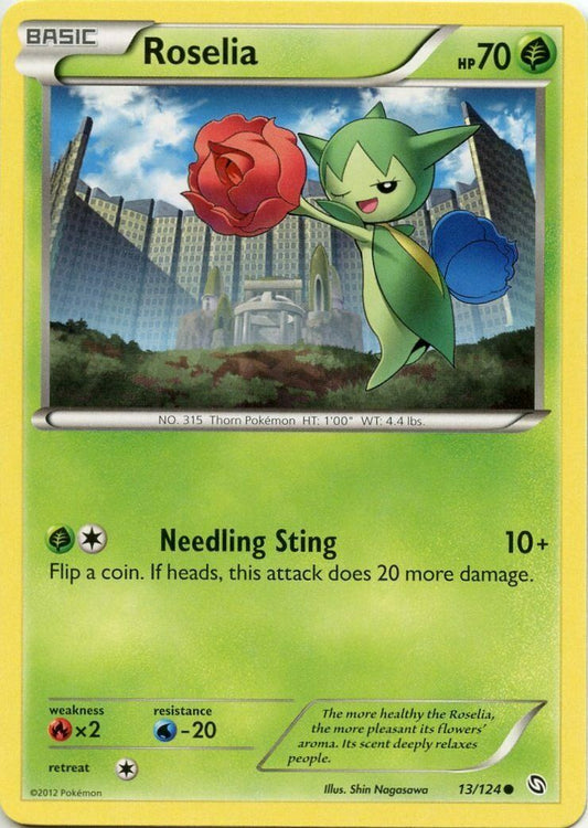 Roselia - 13/124 - Common - Pokemon Dragons Exalted