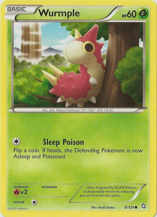 Wurmple - 6/124 - Common - Pokemon Dragons Exalted