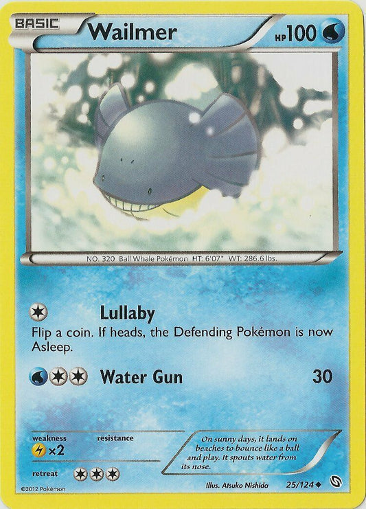Wailmer - 25/124 - Uncommon - Pokemon Dragons Exalted