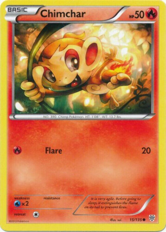 Chimchar - 15/135 - Common - Pokemon Plasma Storm