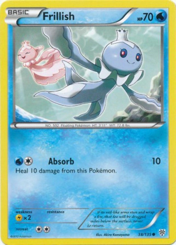 Frillish - 38/135 - Common - Pokemon Plasma Storm