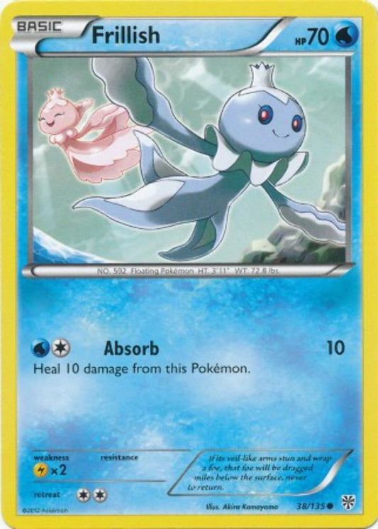 Frillish - 38/135 - Common - Pokemon Plasma Storm