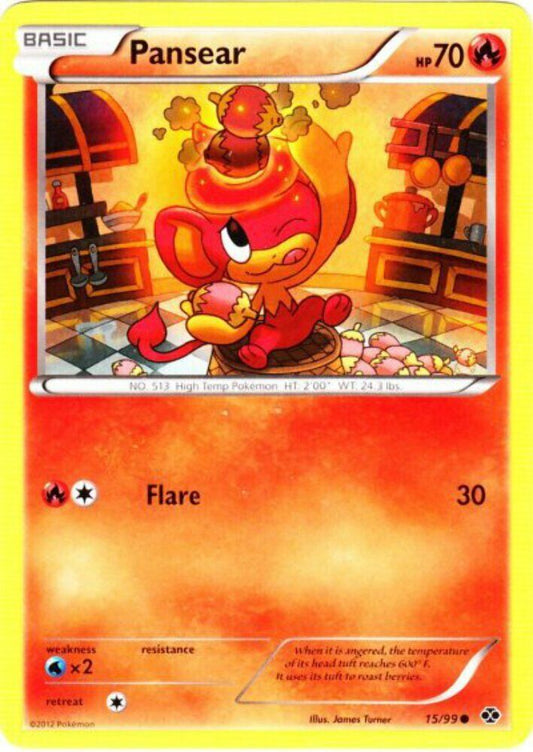 Pansear - 15/99 - Common - Pokemon Next Destinies