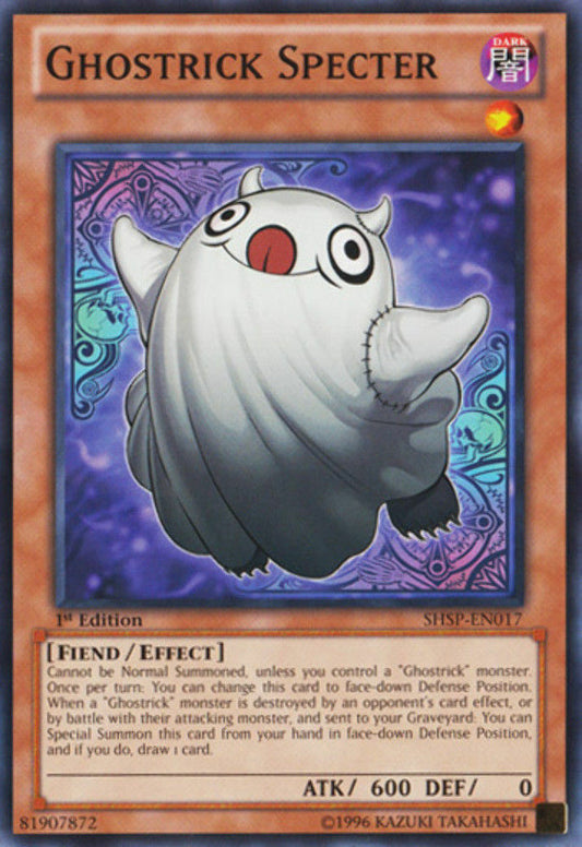 Ghostrick Specter - SHSP-EN017 - Common - 1st Edition - YuGiOh