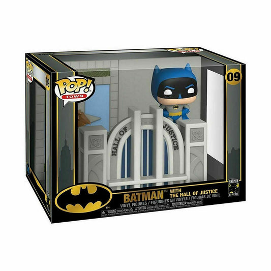 FUNKO POP 44469 BATMAN 80TH TOWN FIGURE BATMAN AND HALL OF JUSTICE #09
