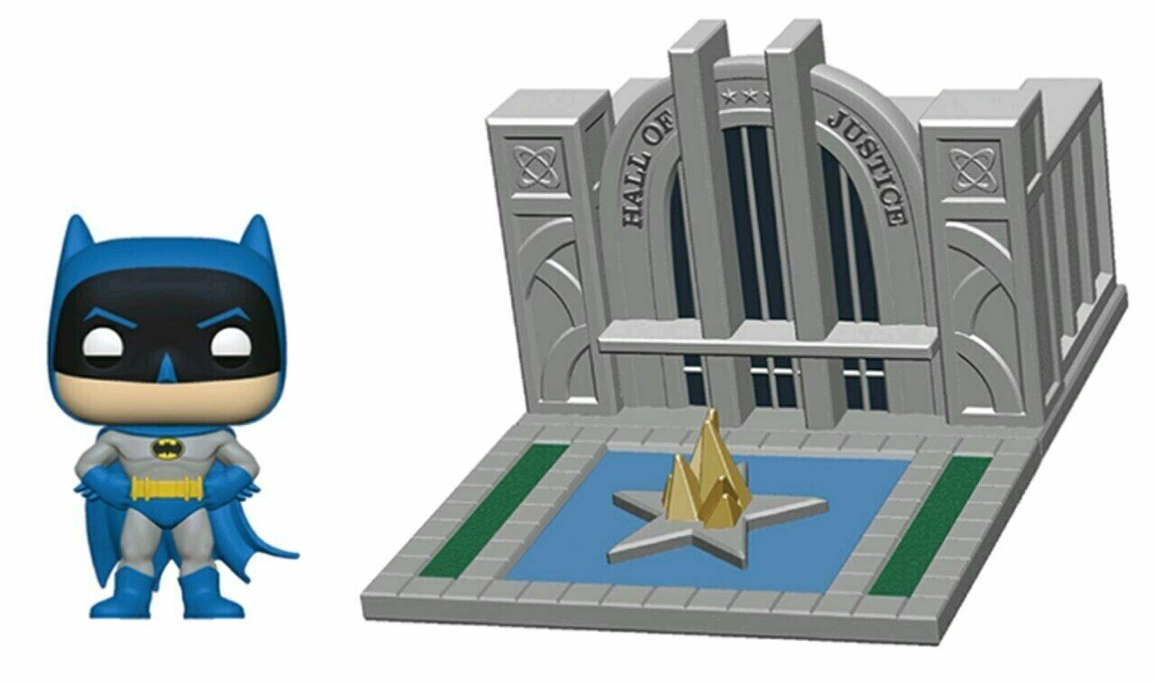 FUNKO POP 44469 BATMAN 80TH TOWN FIGURE BATMAN AND HALL OF JUSTICE #09