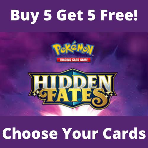 Pokemon Sun & Moon Hidden Fates Base & Reverse Holos Choose Your Cards!