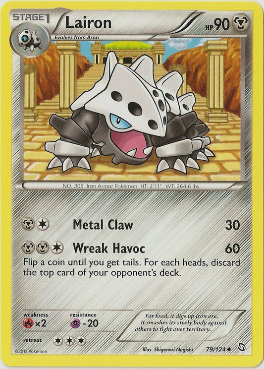 Lairon - 79/124 - Uncommon - Pokemon Dragons Exalted