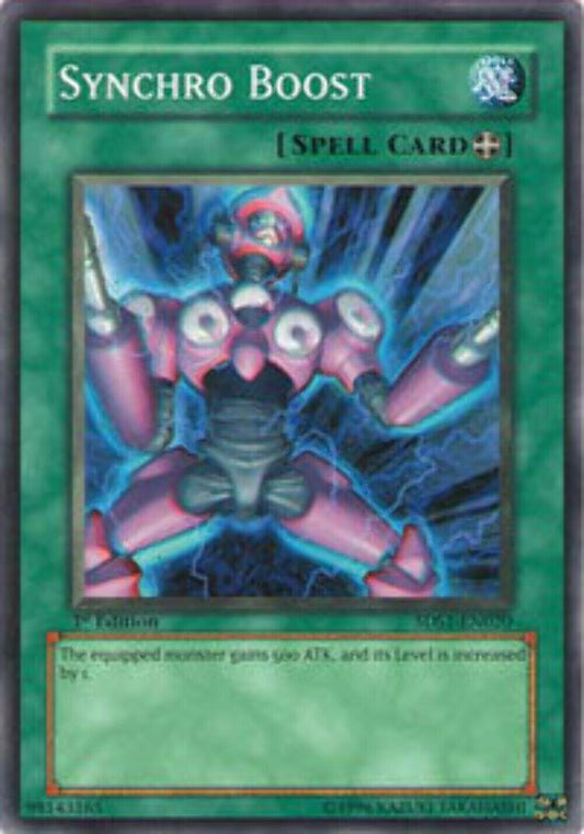 Synchro Boost - 5DS1-EN020 - Common - 1st Edition - YuGiOh