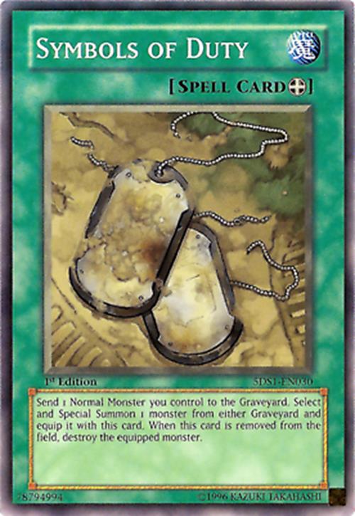 Symbols of Duty - 5DS1-EN030 - Common - 1st Edition - YuGiOh