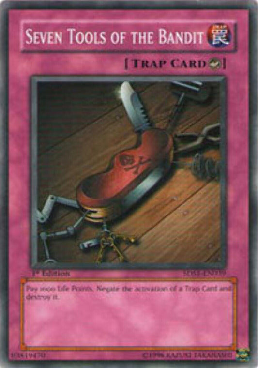 Seven Tools of the Bandit - 5DS1-EN039 - Common - 1st Edition - YuGiOh