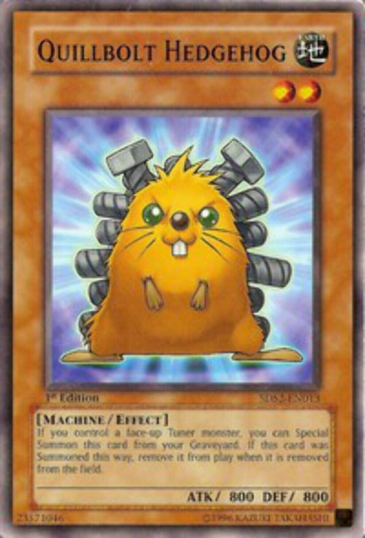 Quillbolt Hedgehog - 5DS2-EN013 - Common - 1st Edition - YuGiOh