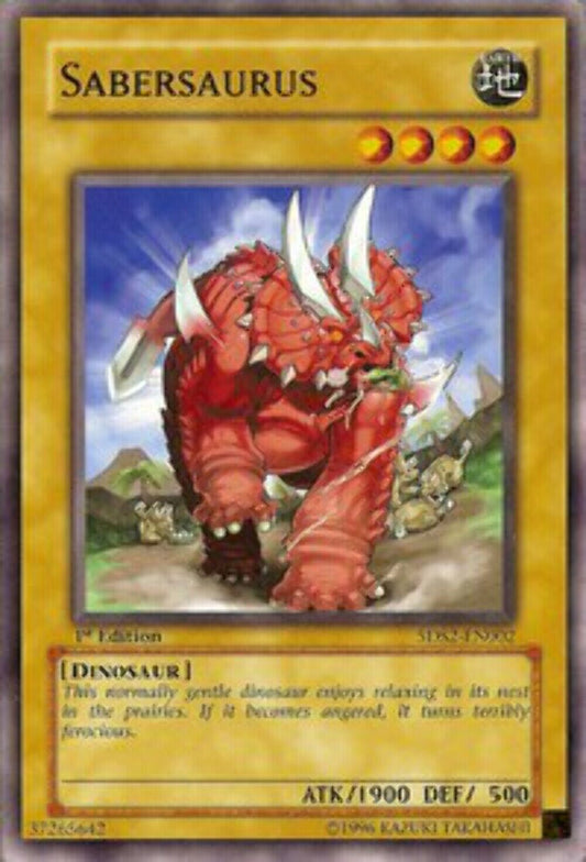 Sabersaurus - 5DS2-EN002 - Common - 1st Edition - YuGiOh