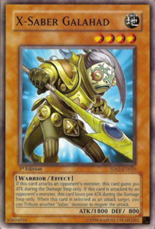 X-Saber Galahad - 5DS2-EN020 - Common - 1st Edition - YuGiOh